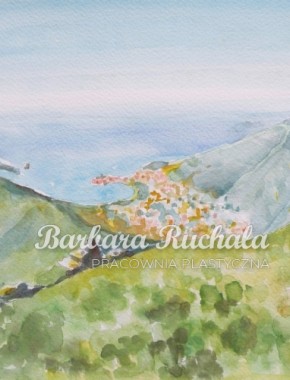 Budva-Montenegro, 30x20, akwarela 