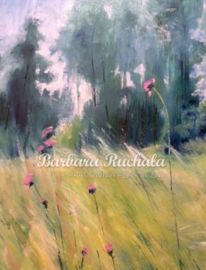 Sośnina Łukasików, 50x70, olej na płótnie