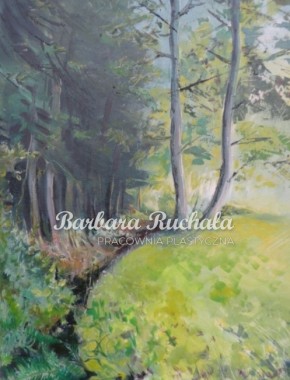 Zakątek w Żmiącej, 50x70, olej na płótnie