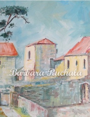 Stara Budva, 70x50, olej na płótnie