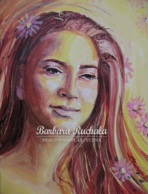 Dziewczyna, 30x40, olej na płótnie