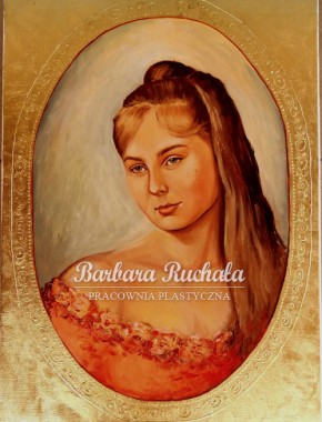 Pani Weronika 50x70, olej na płótnie