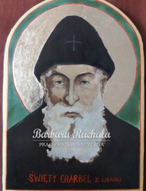 Ikona św. Charbela z Libanu