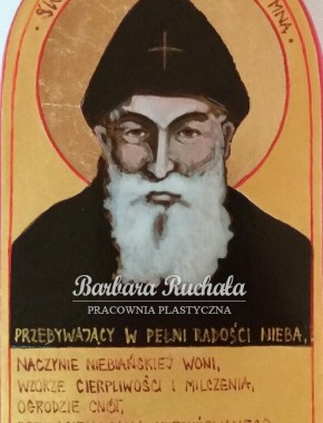 Ikona św. Charbela z Libanu